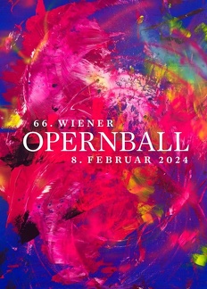 Plakat Wiener Opernball 2024