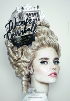 Plakat Opernball 2019